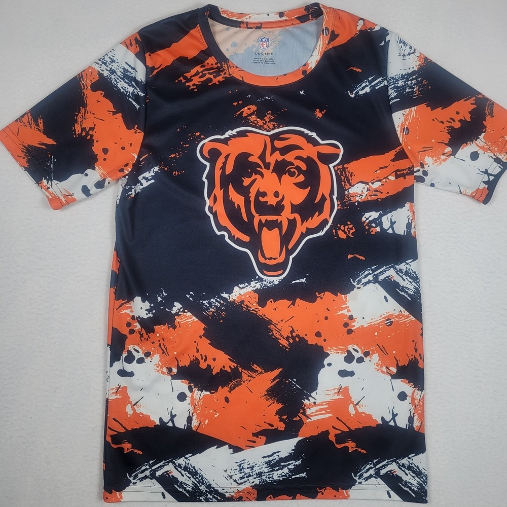 Chicago Bears‎ NFL Youth Performance  Shirt, Short Sleeve,  Size Large (14/16)